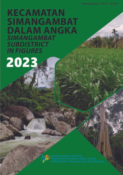 Simangambat Subdistrict in Figures 2023