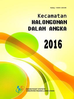 Kecamatan Halongonan Dalam Angka 2016