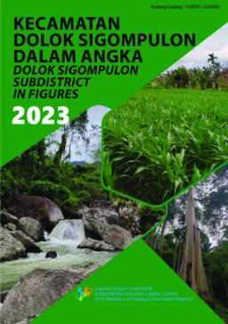 Dolok Sigompulon Subdistrict In Figures 2023