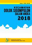 Dolok Sigompulon Subdistrict in Figures 2018