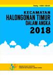 Halongonan Timur Subdistrict In Figures 2018