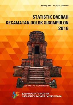 Dolok Sigompulon Subdistrict Regional Statistics 2016